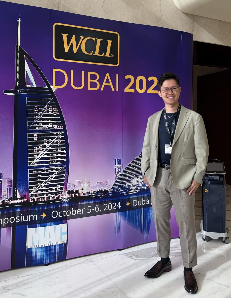 牙拜醫師吳冠儒杜拜進修拿取美學碩士學位